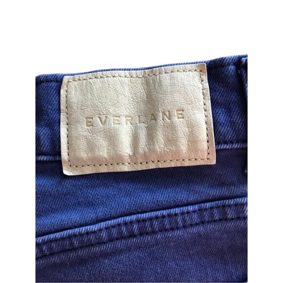 EVERLANE The Way-High Jean Women 28 Purple/Blue Straight Organic Preppy Gorpcore - Picture 6 of 9